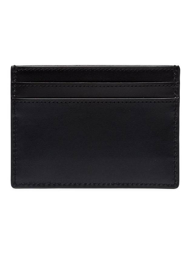 Monogram Card Case in Smooth Leather Black - SAINT LAURENT - BALAAN 3