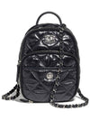 23 Coconeju CC Logo Quilting Backpack Black AS4366 - CHANEL - BALAAN 4