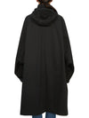 Women's Hooded Raincoat Black - LEMAIRE - BALAAN 8