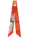 Parrot Print Slik Scarf Red - SALVATORE FERRAGAMO - BALAAN 1