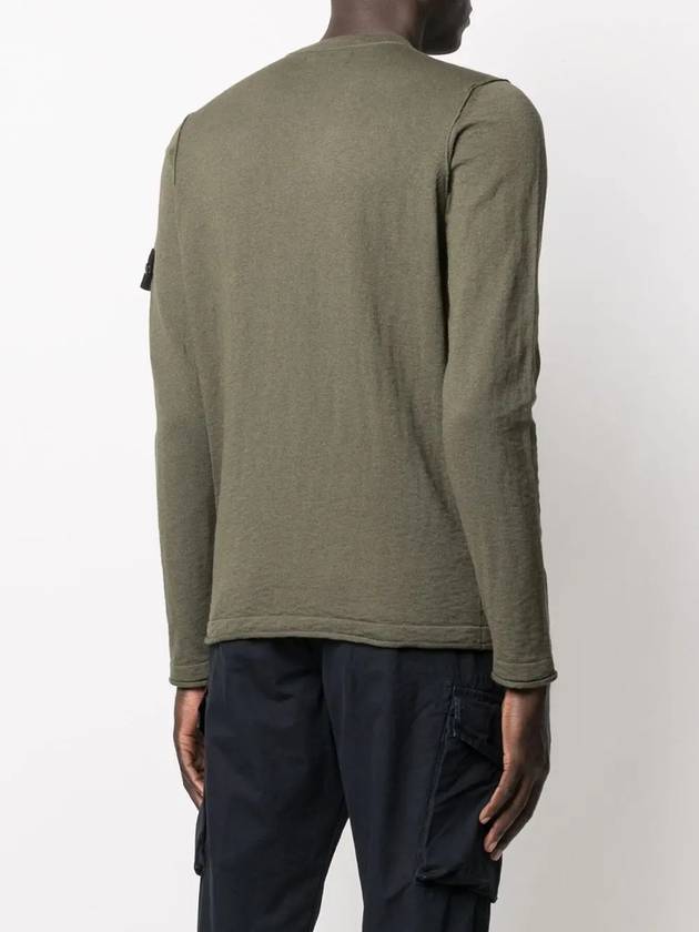 Men's Shadow Project Crewneck Lambswool Knit Top Grey - STONE ISLAND - BALAAN 5