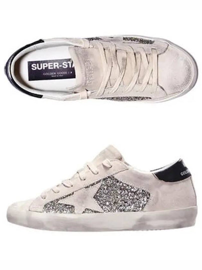 Star Patch Lace-Up Low Top Sneakers Ivory - GOLDEN GOOSE - BALAAN 2