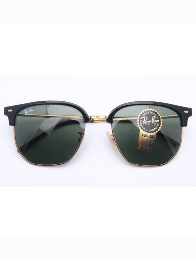 Eyewear New Clubmaster Square Sunglasses Green - RAY-BAN - BALAAN 4