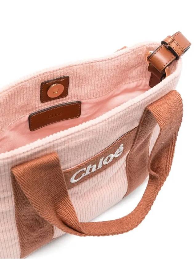 Kids Logo Embroidered Corduroy Tote Bag C20274 454 - CHLOE - BALAAN 4