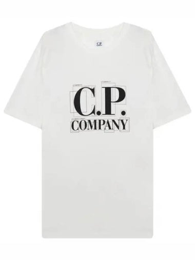 Large Logo Graphic T Shirt Short Sleeve Men s Tee - CP COMPANY - BALAAN 1