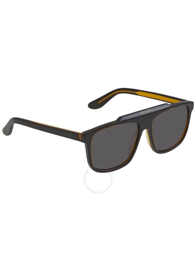 Eyewear D-frame Acetate Sunglasses Black - GUCCI - BALAAN 4