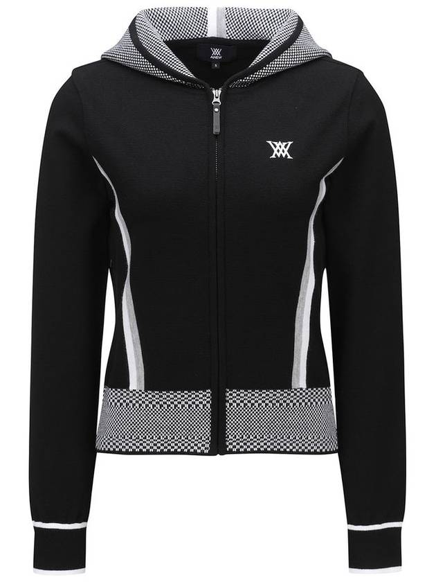 WOMEN MOSAIC POINT HODDIE CARDIGANBK - ANEWGOLF - BALAAN 1