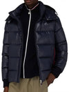 Men's Lunetiere Zipper Pocket Short Padding Navy - MONCLER - BALAAN 6