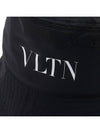 VLTN Logo Bucket Hat Black - VALENTINO - BALAAN 7