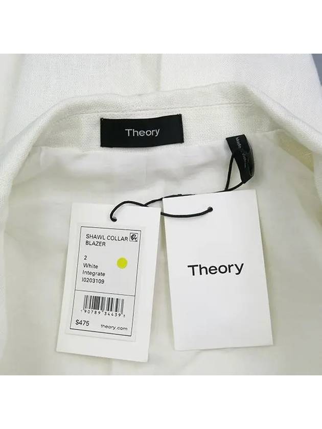 Ivory color women s jacket - THEORY - BALAAN 4