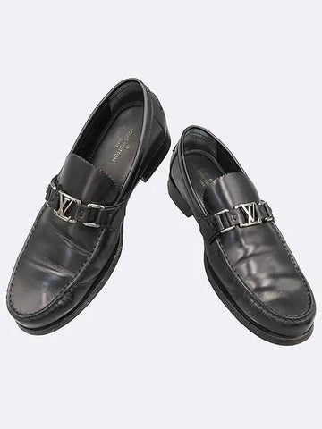 Smith Market black color loafer men s shoes - LOUIS VUITTON - BALAAN 1