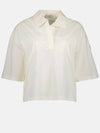 Logo Polo Shirt White - MONCLER - BALAAN 2