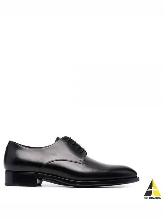 Adrien Leather Derby Black - SAINT LAURENT - BALAAN 2