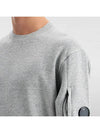 Diagonal Raised Fleece Lens Sweatshirt Grey - CP COMPANY - BALAAN 4