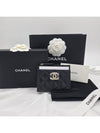 CC Logo Caviar Leather Card Wallet Black - CHANEL - BALAAN 2