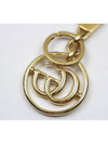 Double G keychain gold keyring 752067 - GUCCI - BALAAN 3