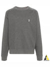 Bold Fox Head Patch Oversized Sweatshirtt Grey - MAISON KITSUNE - BALAAN 2