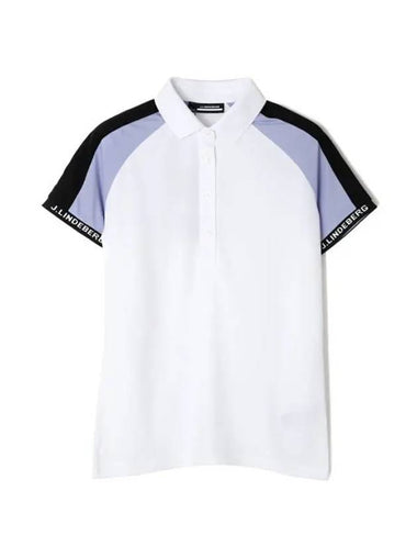 Perinne Regular Fit Short Sleeve Polo Shirt White - J.LINDEBERG - BALAAN 1