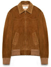 Western Blouson Jacket Goatsuede Tan - ROLLING STUDIOS - BALAAN 1