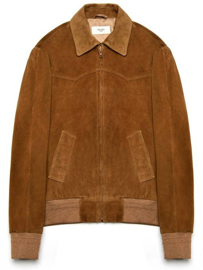 Western Blouson Jacket Goatsuede Tan - ROLLING STUDIOS - BALAAN 2