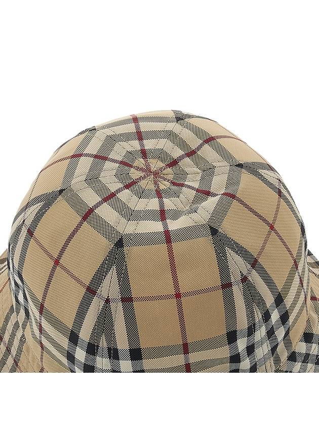 Vintage Check Nylon Bucket Hat Archive Beige - BURBERRY - BALAAN 9