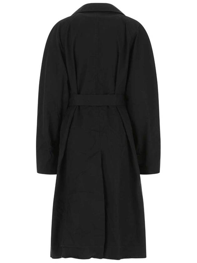 belted single coat black - BALENCIAGA - BALAAN 3