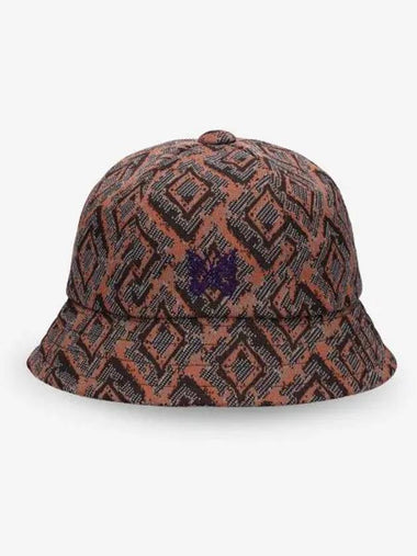 Jacquard Bermuda Bucket Hat Orange OT053ORANGE - NEEDLES - BALAAN 1