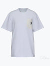 Logo Patch Short Sleeve T-Shirt White - SACAI - BALAAN 2