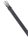 BB Extra 40 Leather Belt Black - BALENCIAGA - BALAAN 4