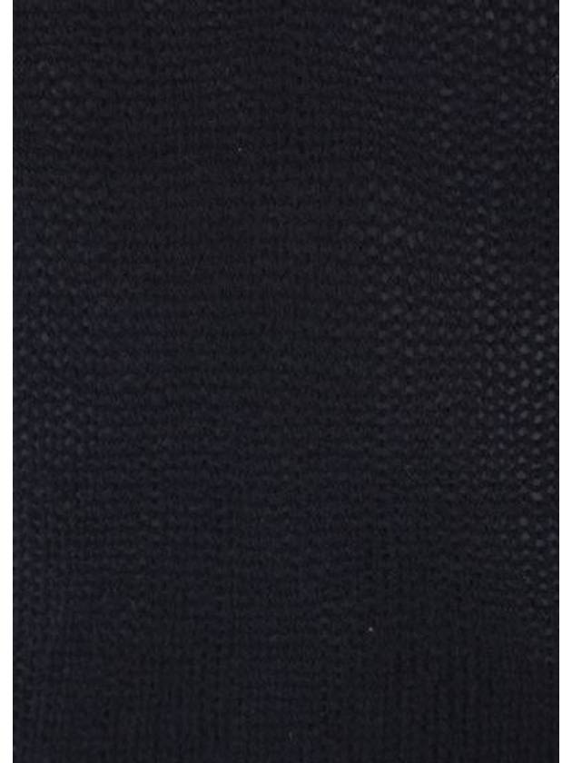 V neck knit vest navy - PRADA - BALAAN 4