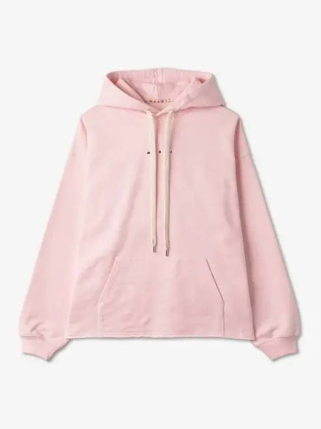 Logo Print Hooded Top Pink - MARNI - BALAAN 2