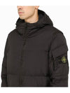 Men's Wappen Patch Crinkle Wraps Padding Black - STONE ISLAND - BALAAN 7