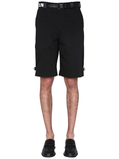 Regular Fit Bermuda Shorts Black - ALEXANDER MCQUEEN - BALAAN 2