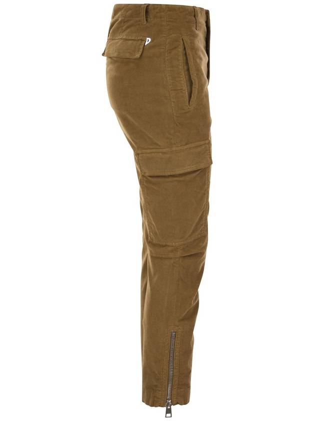 Velvet cargo pants - EVE - DONDUP - BALAAN 3