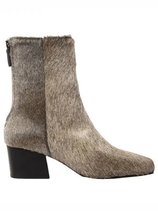 Leather Soft Boots Middle Boots Grey - LEMAIRE - BALAAN 2