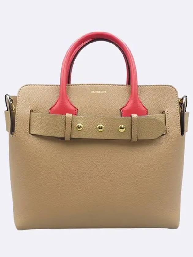 8015870 Light camel leather small belt bag tote shoulder strap 2WAY - BURBERRY - BALAAN 2