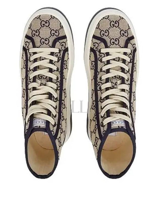 GG Trainers High Top Sneakers Grey - GUCCI - BALAAN 2