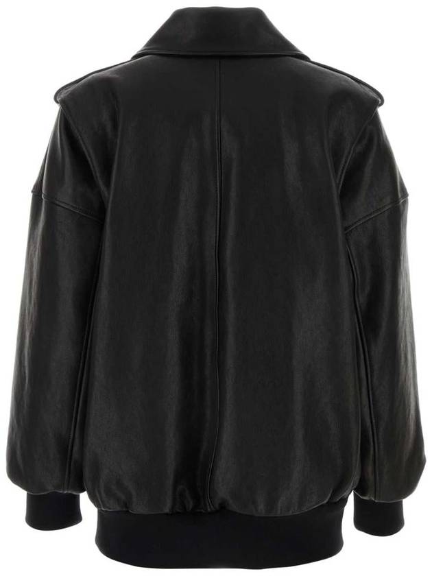 NB26 Women's Leather Jacket - ALEXANDER MCQUEEN - BALAAN 3