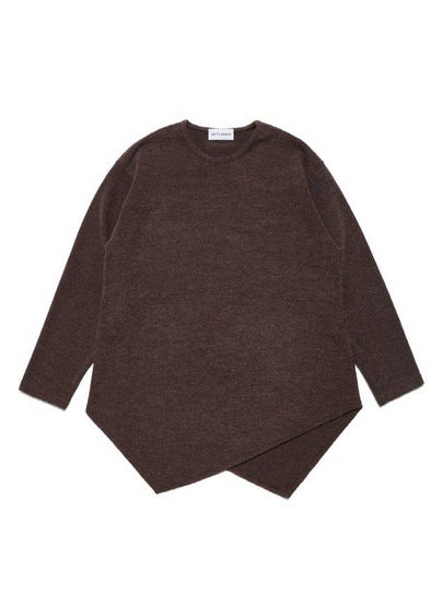 Unbalanced Knit Top Brown - SMITH ARMOR - BALAAN 2