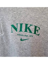 Essential Fleece Anorak Sweatshirt Grey - NIKE - BALAAN 8