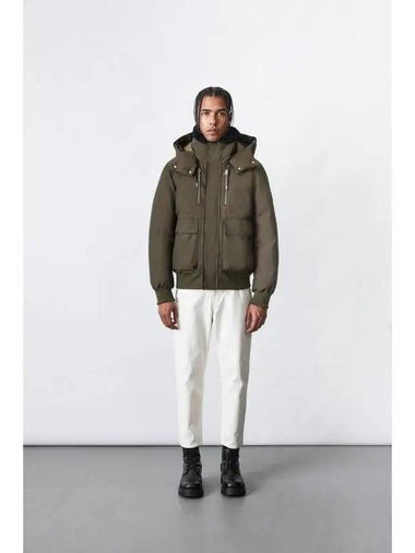 Mackage Korea ROWAN Down Bomber Jacket Khaki - MACKAGE - BALAAN 1