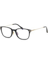 Blue light blocking glasses frame TF5715DB 005 horn rim Asian fit - TOM FORD - BALAAN 7