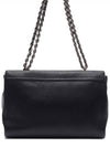 Lily Chain Medium Goat Leather Shoulder Bag Black - MULBERRY - BALAAN 5