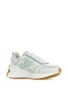 Sprint Runner Low Top Sneakers White Green - ALEXANDER MCQUEEN - BALAAN 3