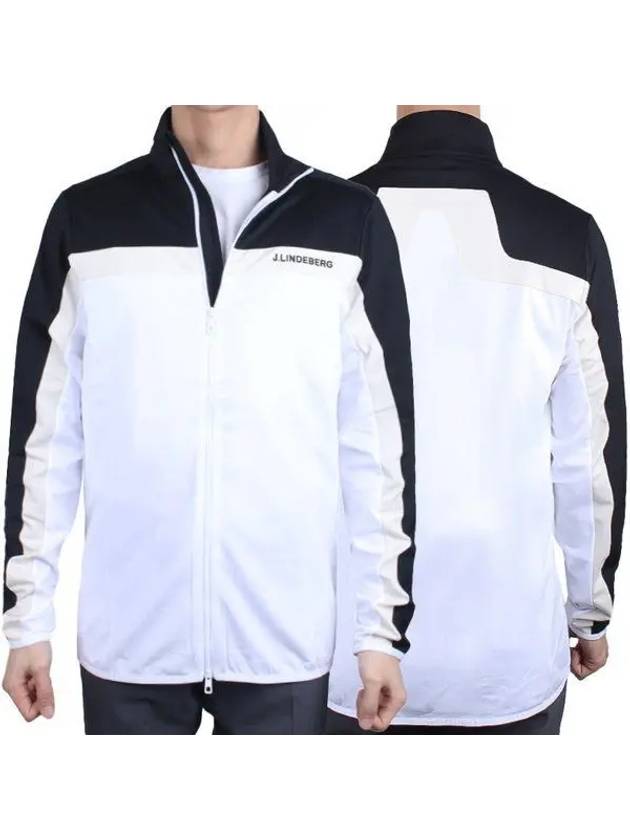 Jarvis Mid Layer Zip-Up Jacket White - J.LINDEBERG - BALAAN 2