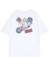 Maison Kitsune Surf Collage Print Cotton Short Sleeve T Shirt MM00116 - POLO RALPH LAUREN - BALAAN 3