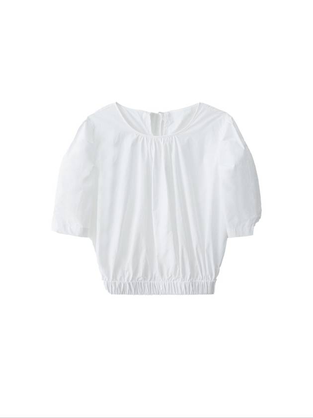 Reve Shirring Half Blouse White - LESEIZIEME - BALAAN 9