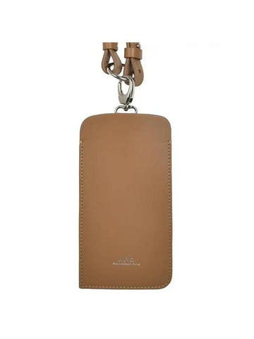 James Strap Card Wallet Brown - A.P.C. - BALAAN 1