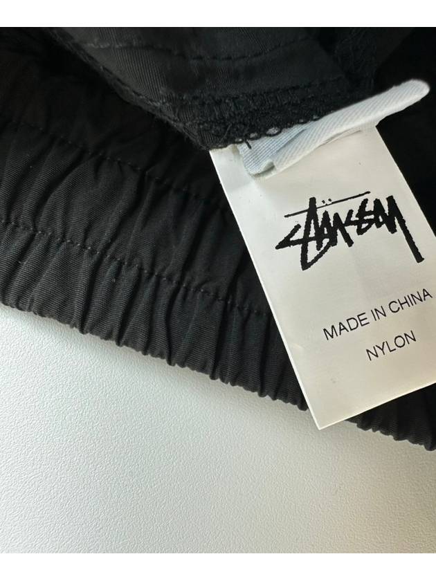 Nylon Graffiti Track Pants Black - STUSSY - BALAAN 7