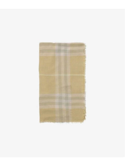 Vintage Check Wool Scarf Beige - BURBERRY - BALAAN 2